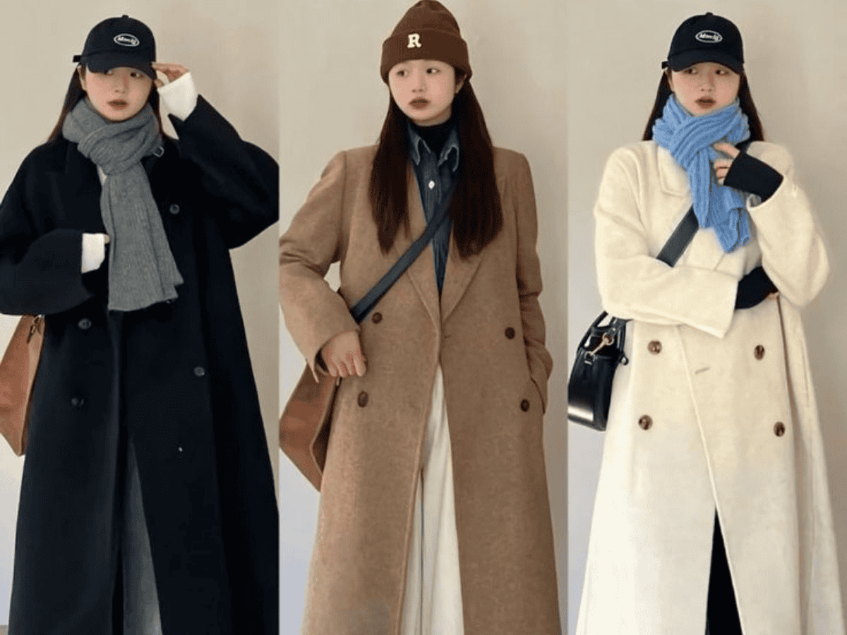 Phối đồ style hàn quốc nữ mùa đông