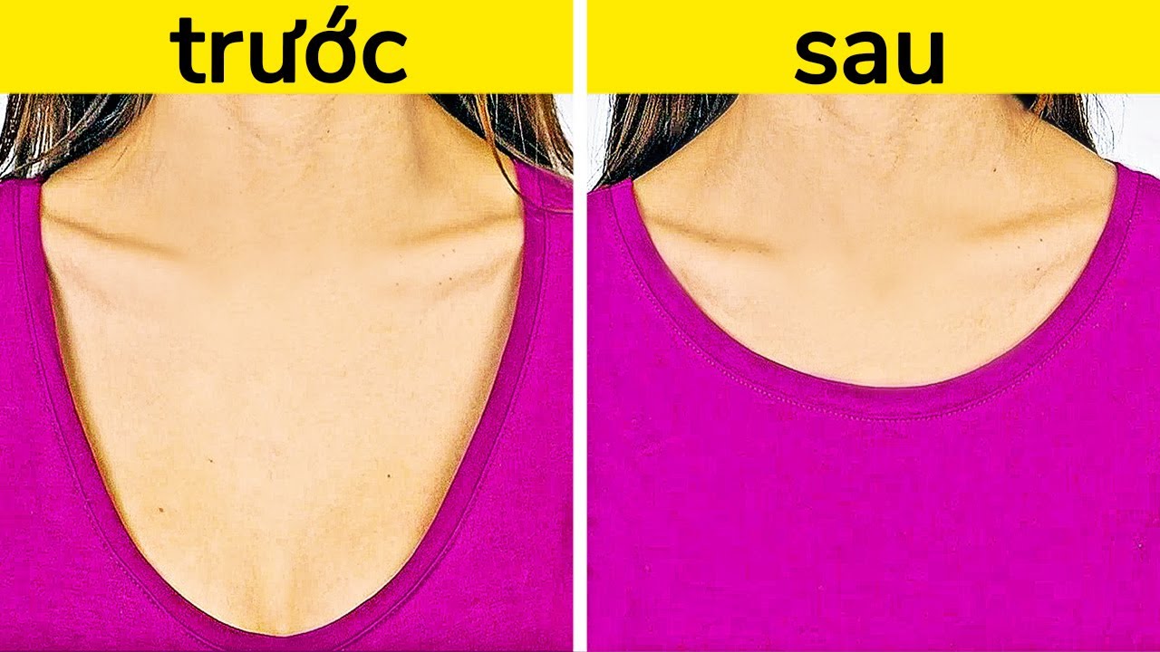 Cách sửa áo thun bị rộng không cần may