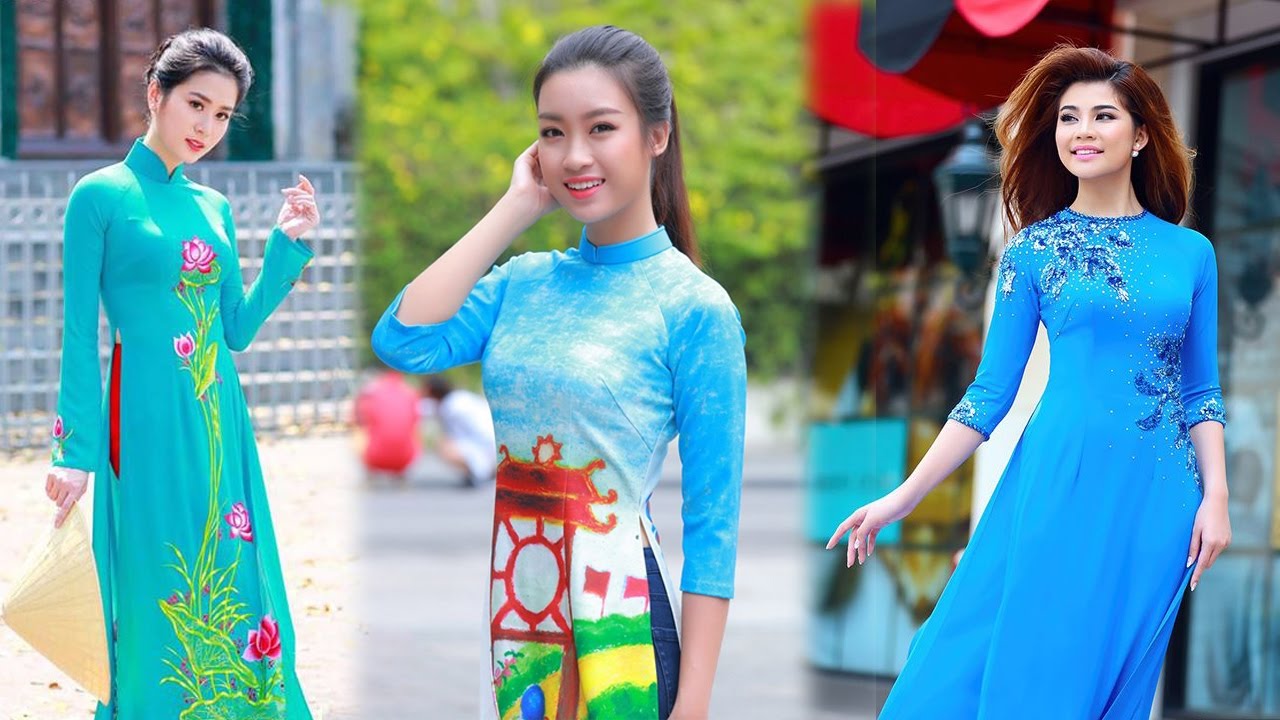 Áo dài xanh ngọc phối với quần màu gì để tôn dáng sáng da? 4 Cách phối đồ với áo dài xanh ngọc