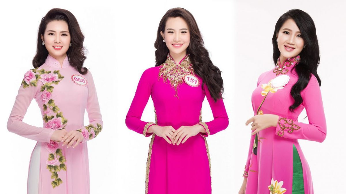 Áo Dài Hồng Mặc Quần Màu Gì? 10+ Gợi Ý Phối Đồ Sang Trọng 1 Áo dài hồng mặc quần màu gì