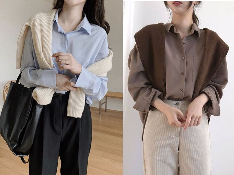 Nguyên tắc phối đồ với chân váy dài