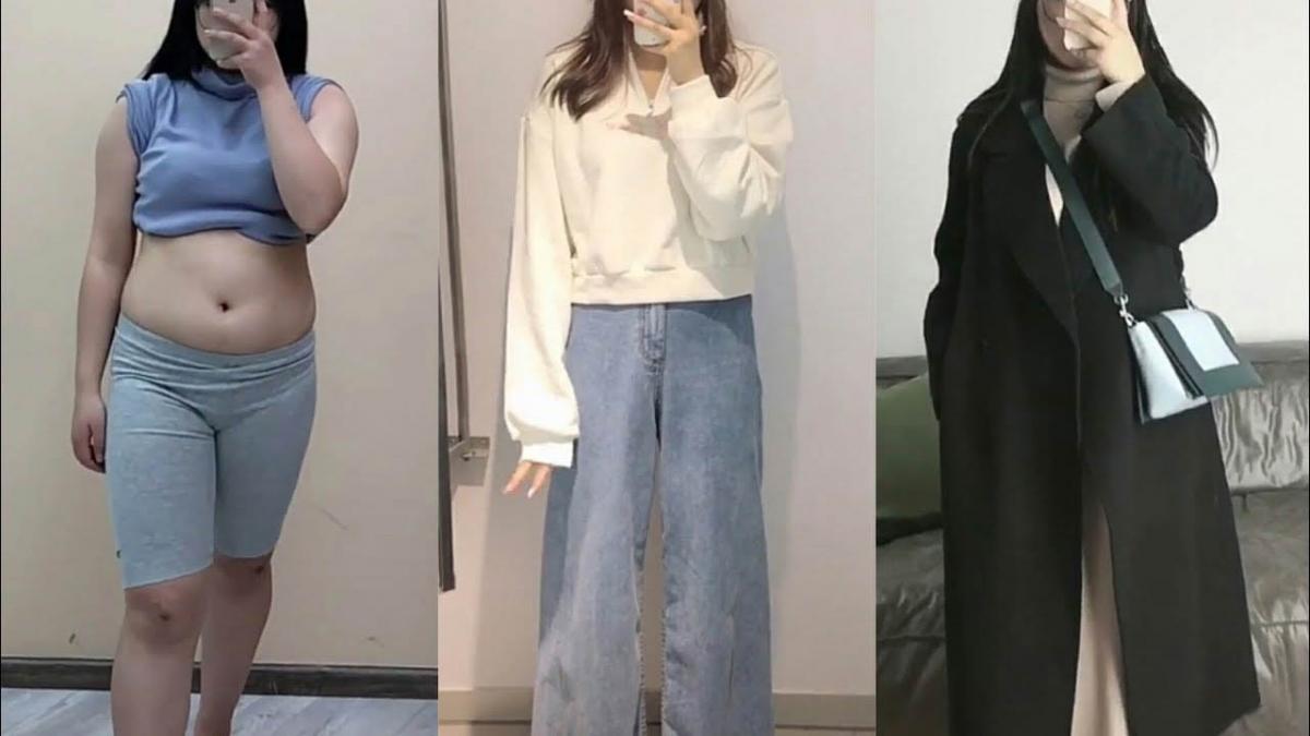 phối đồ với áo croptop và quần ống rộng