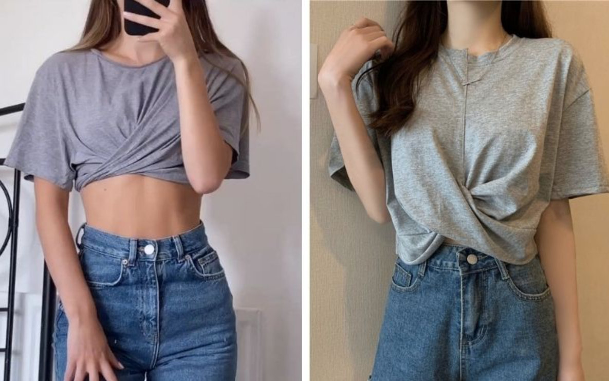 Sửa áo thun bị rộng tại nhà