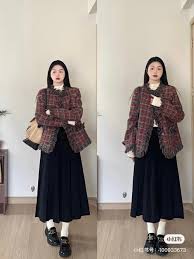 20+ Cách Phối Đồ Với Chân Váy Xòe Dài Sành Điệu 3 Mix đồ với chân váy xòe dài và croptop