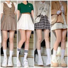 Cách phối chân váy chữ a ngắn mùa đông