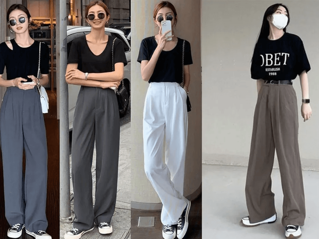 Quần Màu Ghi Xám Phối Với Áo Màu Gì Để Luôn Sành Điệu? 2 quần màu ghi xám phối với áo màu gì