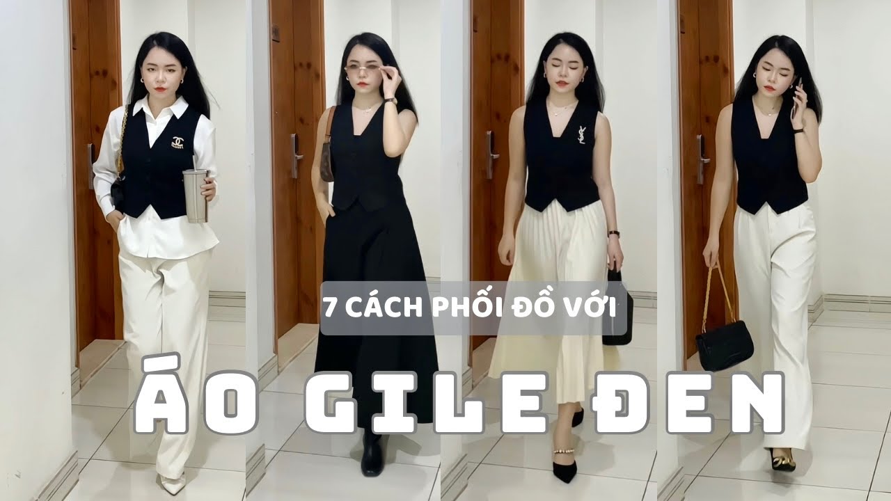 20+ Cách Phối Đồ Với Áo Khoác Gile Nữ Sành Điệu Hack Dáng 4 Phối đồ áo gile len nữ