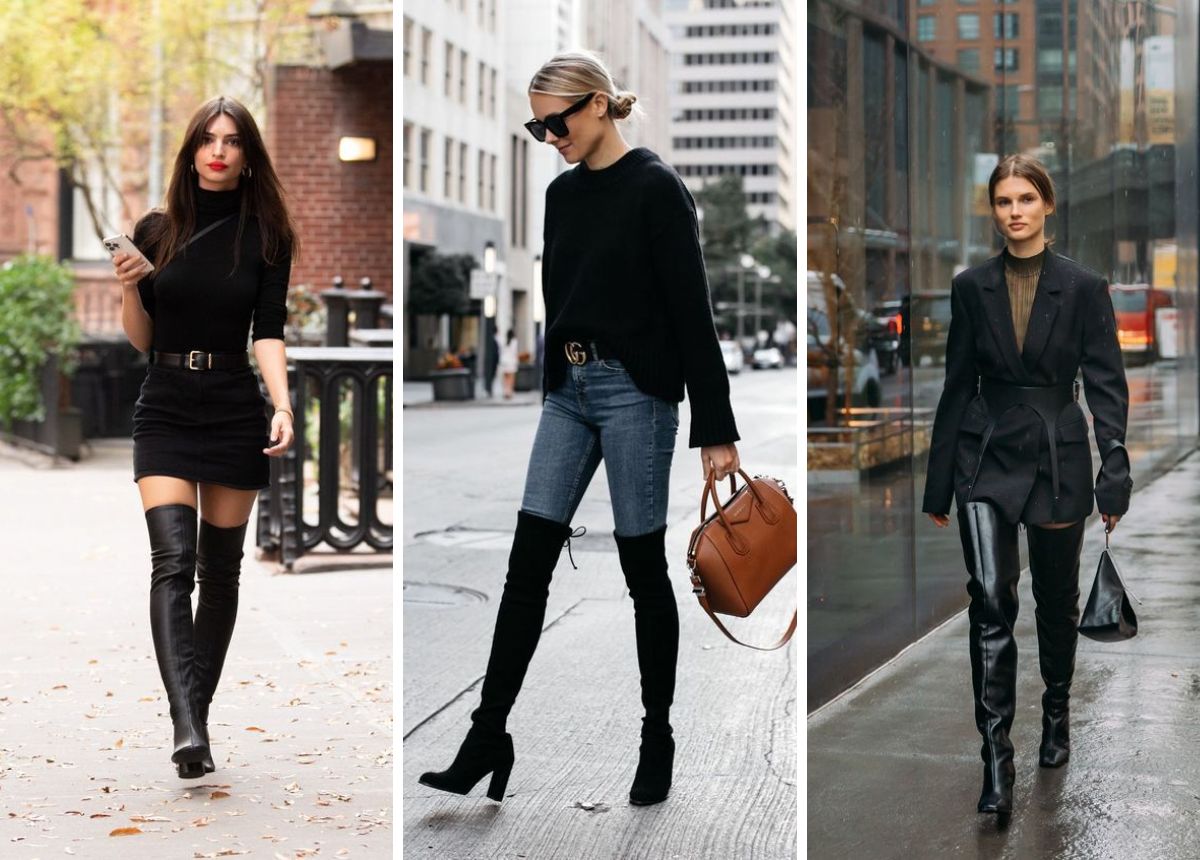 Phối đồ với giày boot nữ