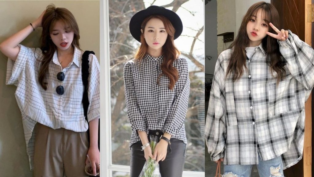 phoi do voi ao so mi tay ngan nu 2019