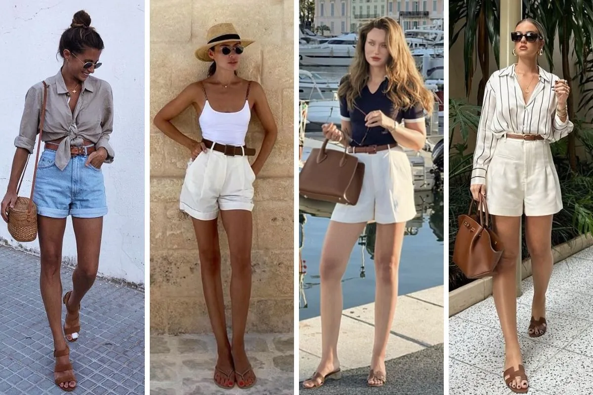 15+ Cách Phối Giày Với Quần Short Nữ Hack Dáng Cực Đỉnh 4 phối giày cao gót với quần short nữ