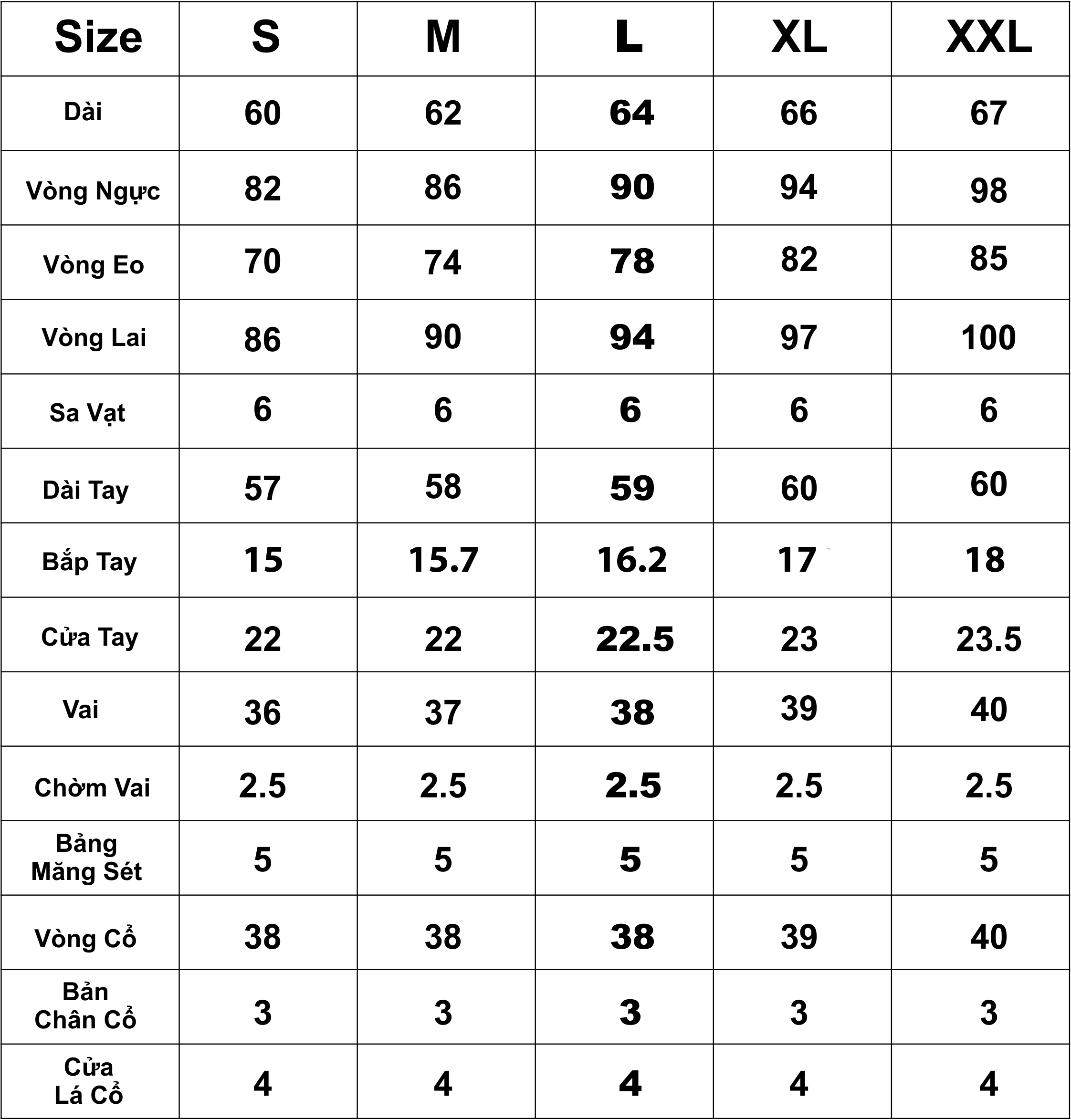 Bảng Size Áo Sơ Mi Nữ Và Cách Chọn Size Chuẩn Nhất 4 Cách đo áo sơ mi nữ