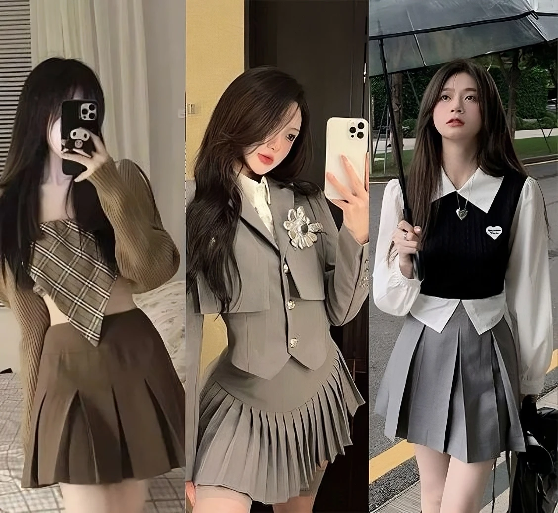 Phối đồ với chân váy trắng ngắn