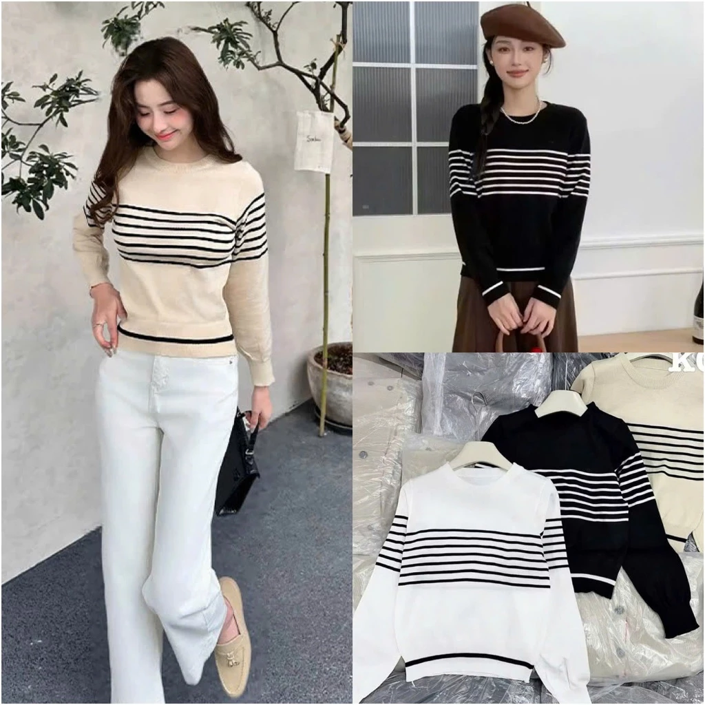 Áo Len Mongtoghi Nữ 4 Mùa Cocolu Cao Cấp Tôn Dáng