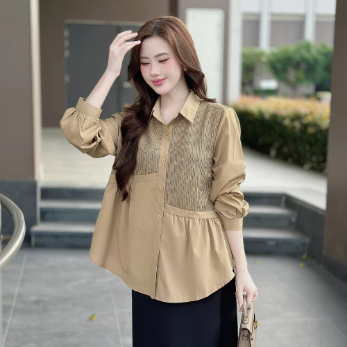 3 Mẫu Áo Sơ Mi Công Sở Nữ Cocolu Cao Cấp, Thanh Lịch 4 3 Mẫu Áo Sơ Mi Công Sở Nữ Cocolu Cao Cấp, Thanh Lịch - Ảnh 4