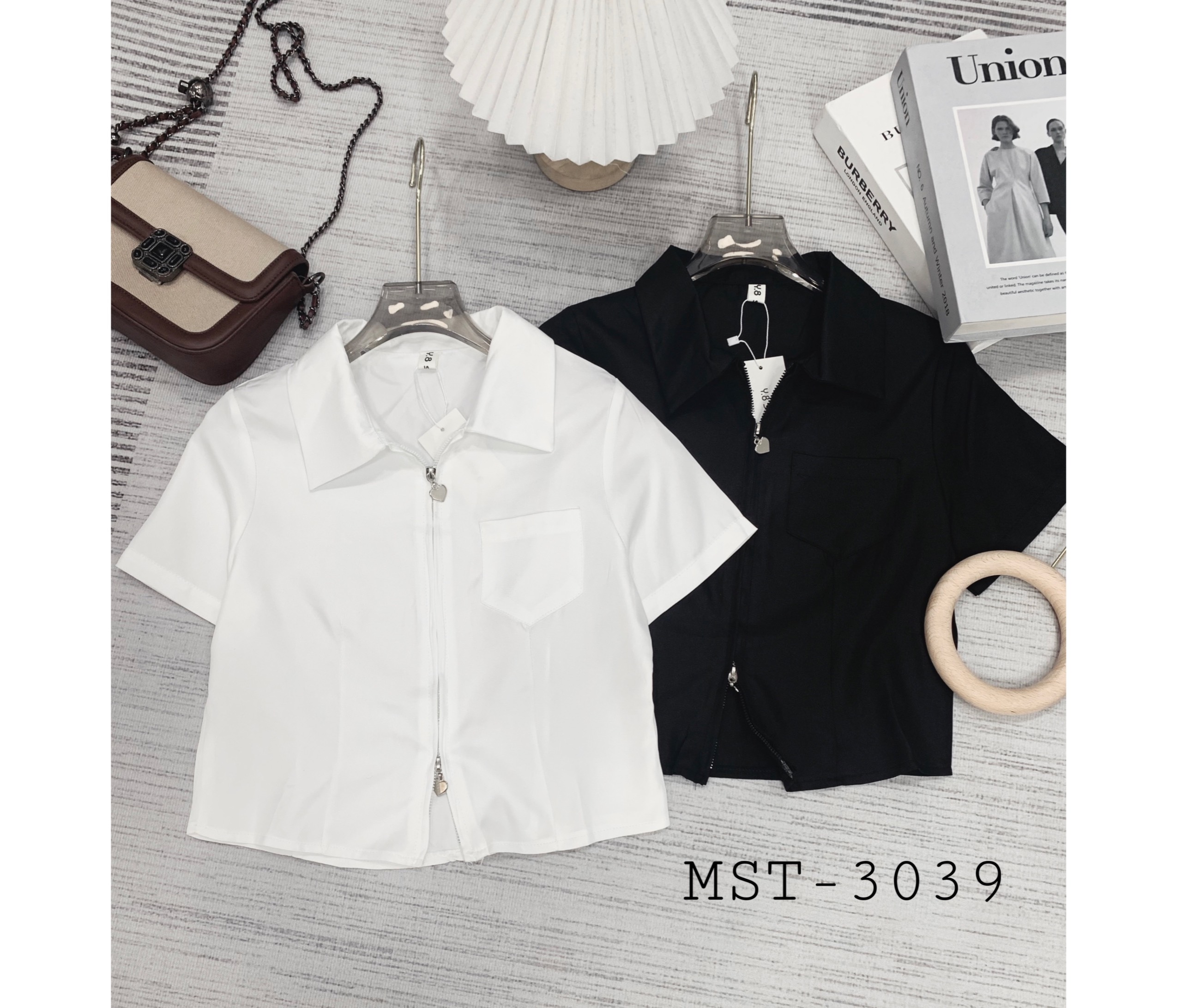 Phối đồ với áo sơ mi tay ngắn nữ A-Z cùng Cocolu 3 Cách phối áo sơ mi tay ngắn nữ với quần ống rộng