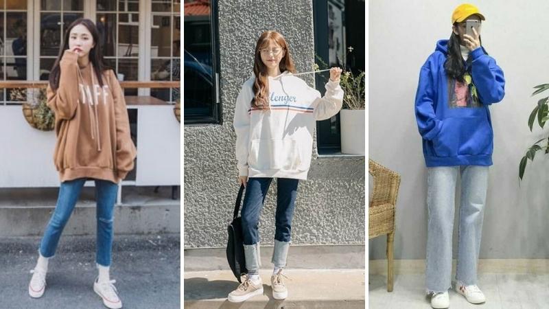 Outfit mùa đông nữ xinh xắn