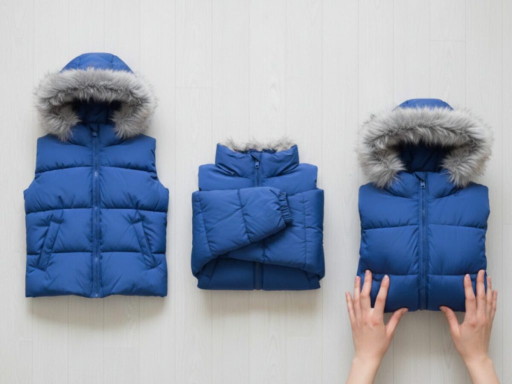 1 cach gap ao khoac 1