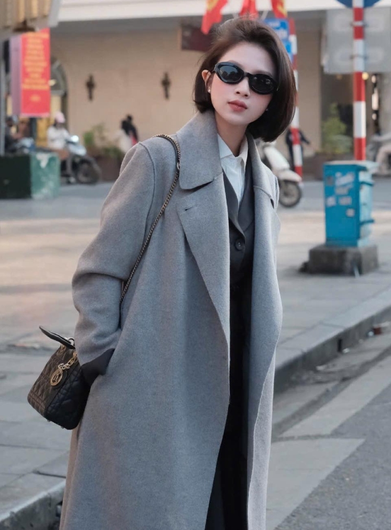 outfit màu hồng đi chơi tết
