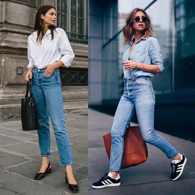Phong cách denim on denim cá tính