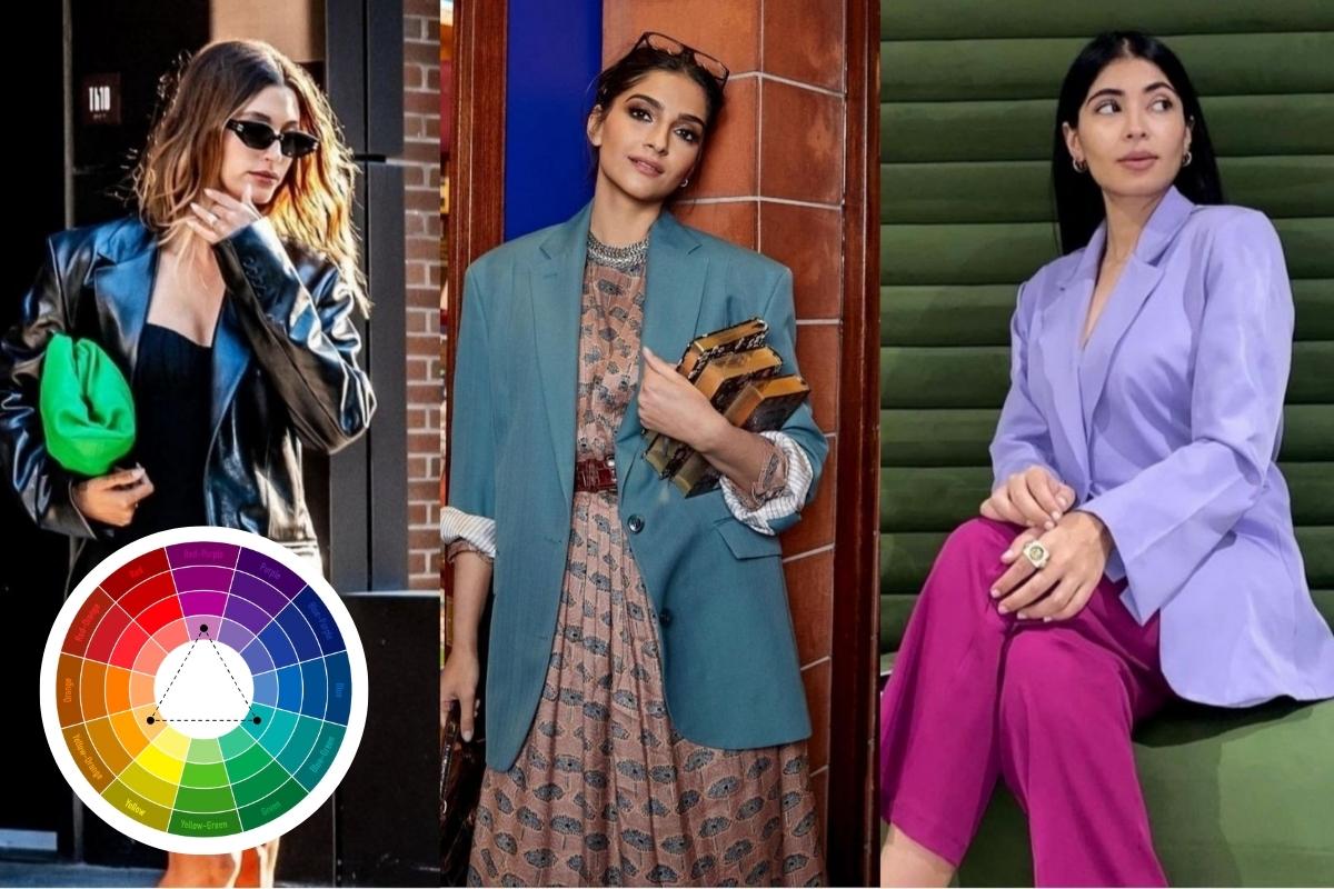 Bánh xe màu sắc trong thời trang