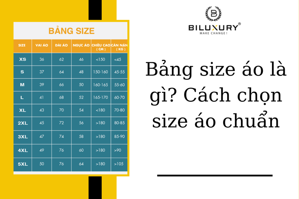 45kg Mặc Áo Size Gì? Bí Quyết Chọn Size S hay M Luôn Vừa Vặn 5 bang size ao 6761c473944746dda09d6692666fc6f1