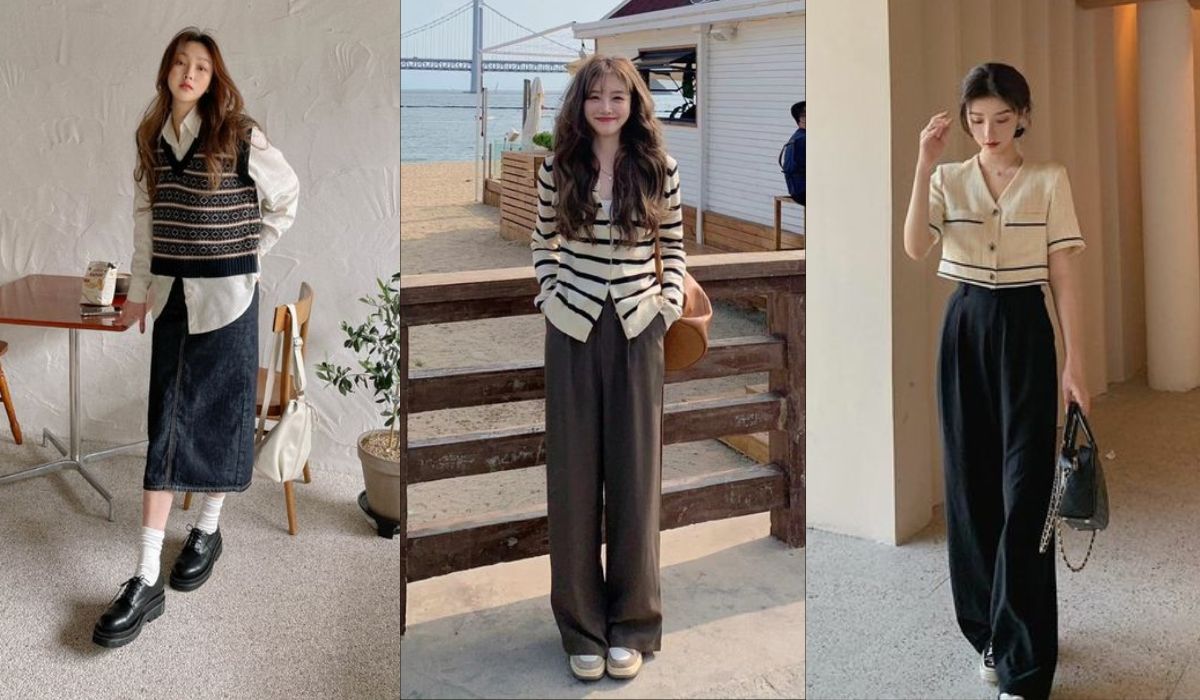 Bí Quyết Phối Đồ Style Hàn Quốc Nữ Đẹp Chuẩn Sao Hàn 2 phối đồ tối giản style hàn quốc