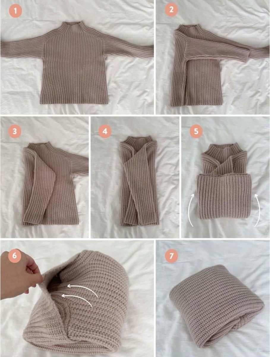 Cách gấp áo hoodie gọn gàng