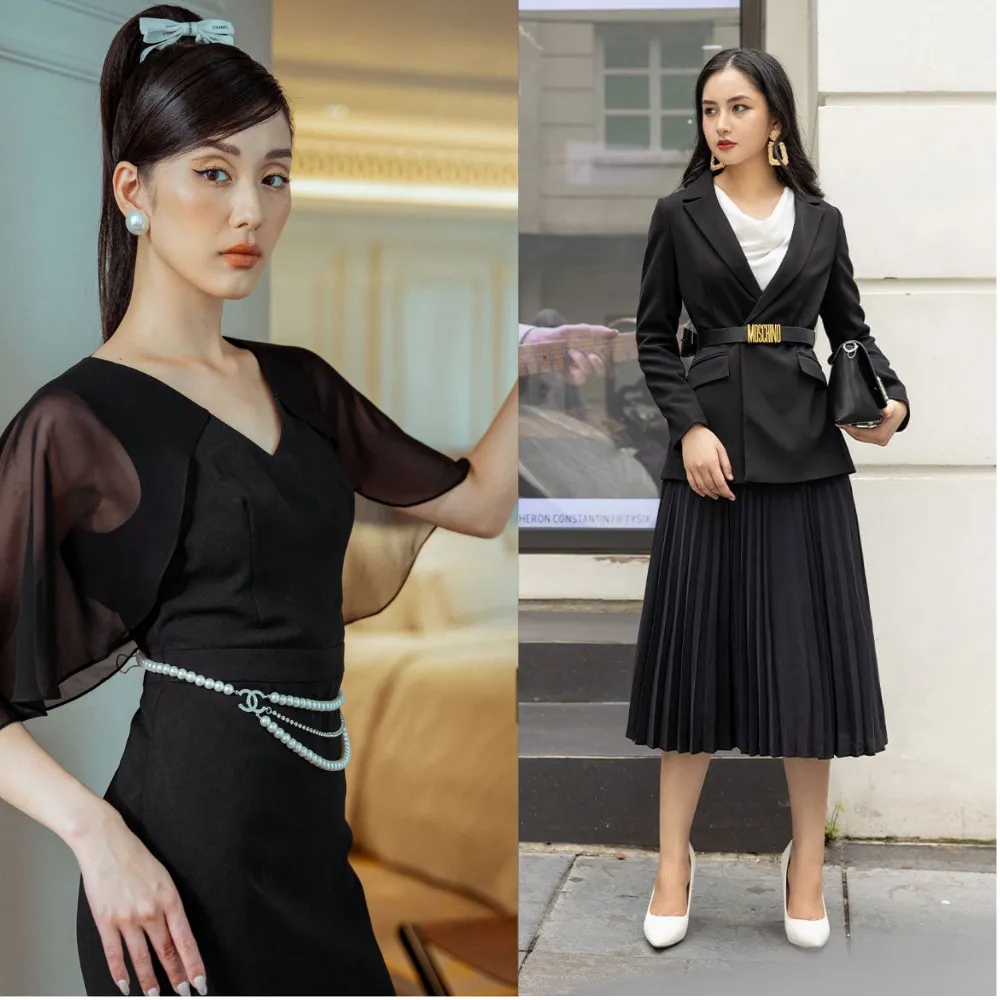10+ Cách Phối Phụ Kiện Với Đầm Đen Sang Trọng Tinh Tế 6 Phụ kiện cho đầm đen dự tiệc