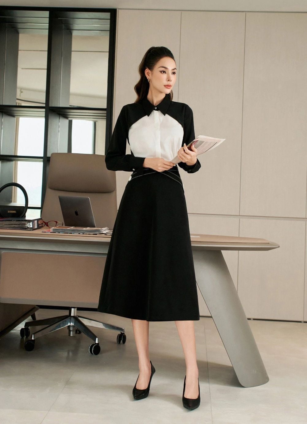 Gợi ý 25+ Outfit Đi Làm Nữ Thanh Lịch Chuẩn Mốt Từ Cocolu 4 Thời trang công sở nữ cao cấp