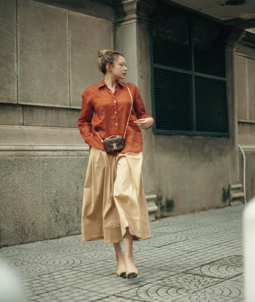 Xu hướng thời trang màu cam