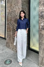 20+ Cách Phối Đồ Với Quần Âu Nữ Sành Điệu Như Stylist 3 Mix đồ với quần âu nữ và blazer