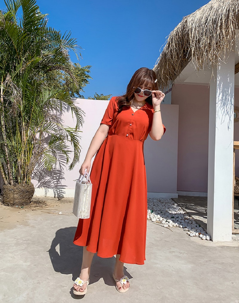 Bí Quyết Chọn Váy Maxi Đi Biển Cho Người Béo Tự Tin Tỏa Sáng 5 Mặc gì đi biển cho người béo