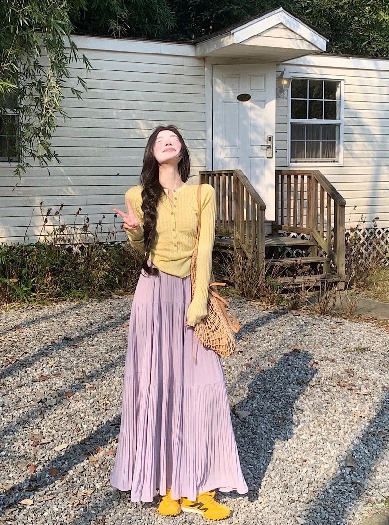 Cách phối đồ với màu tím