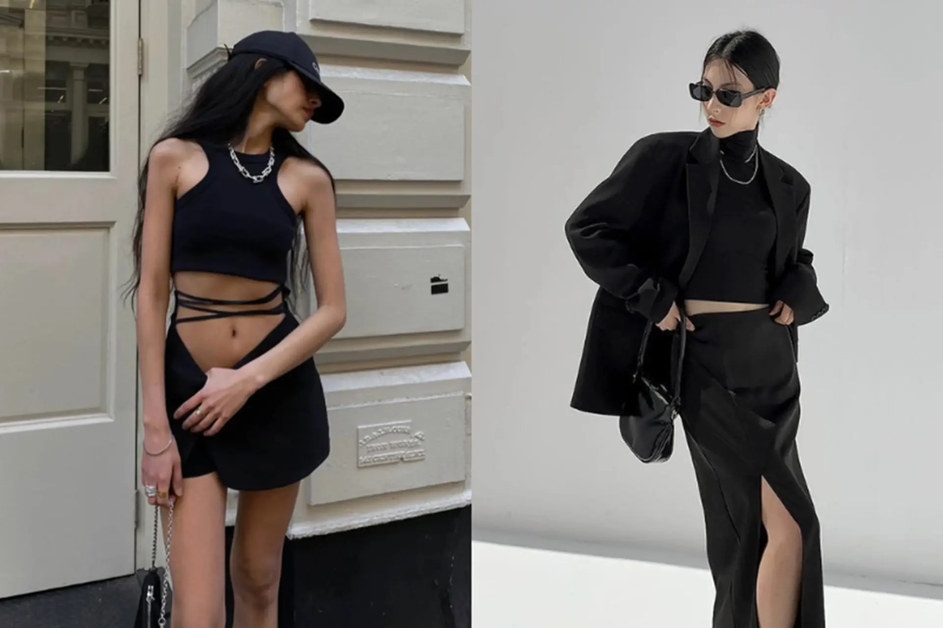 Đồ đen mặc với màu gì
