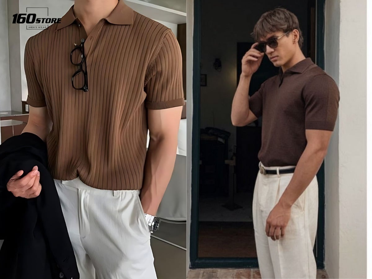 Áo nâu phối quần màu gì