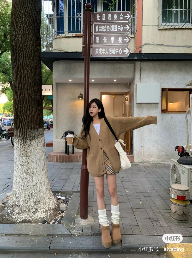 cách phối đồ với cardigan nữ