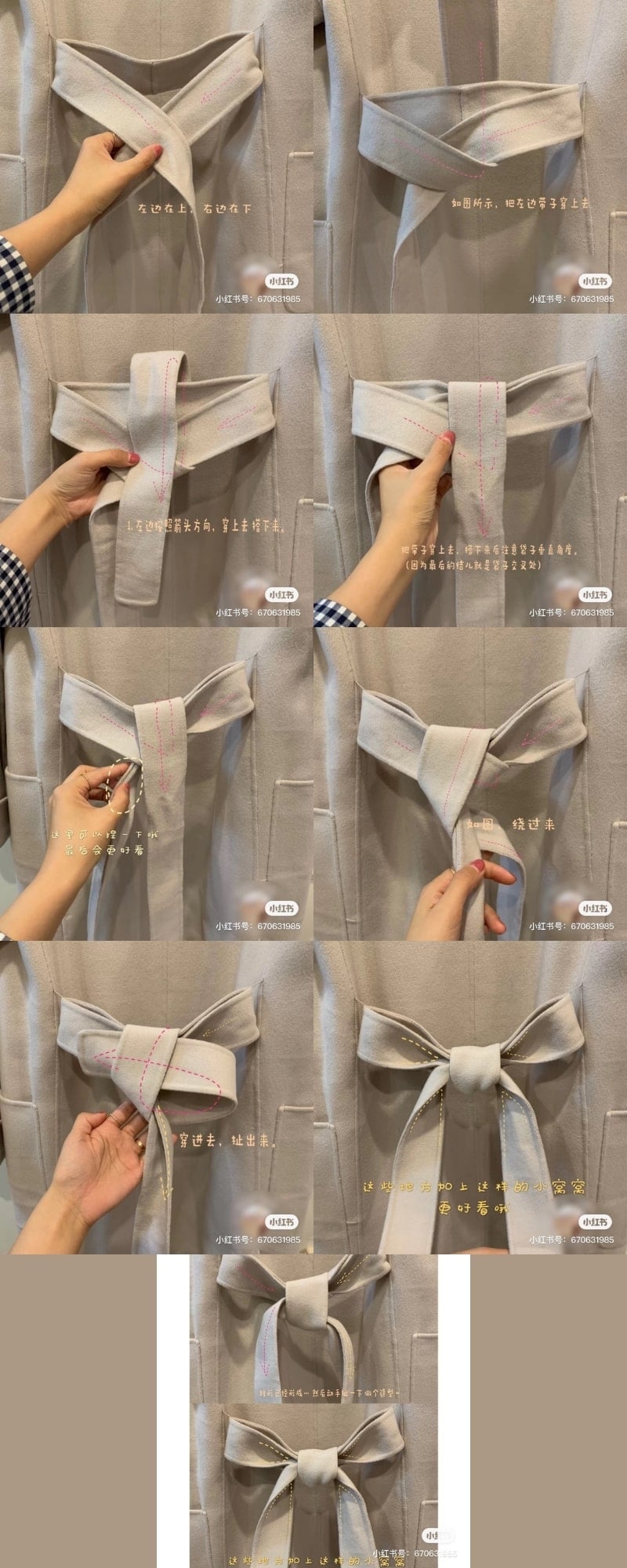 cách thắt nơ đơn giản