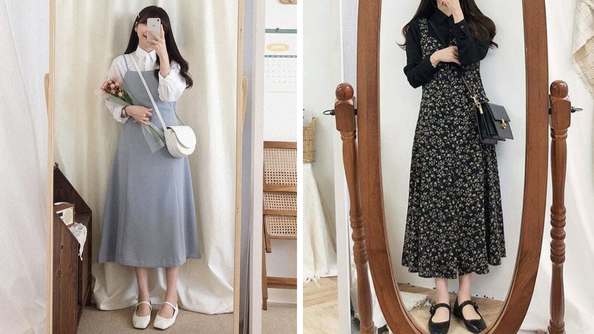 15+ Cách Phối Đồ Với Giày Búp Bê Hack Dáng, Sành Điệu 5 Mix đồ với giày búp bê và quần ống rộng