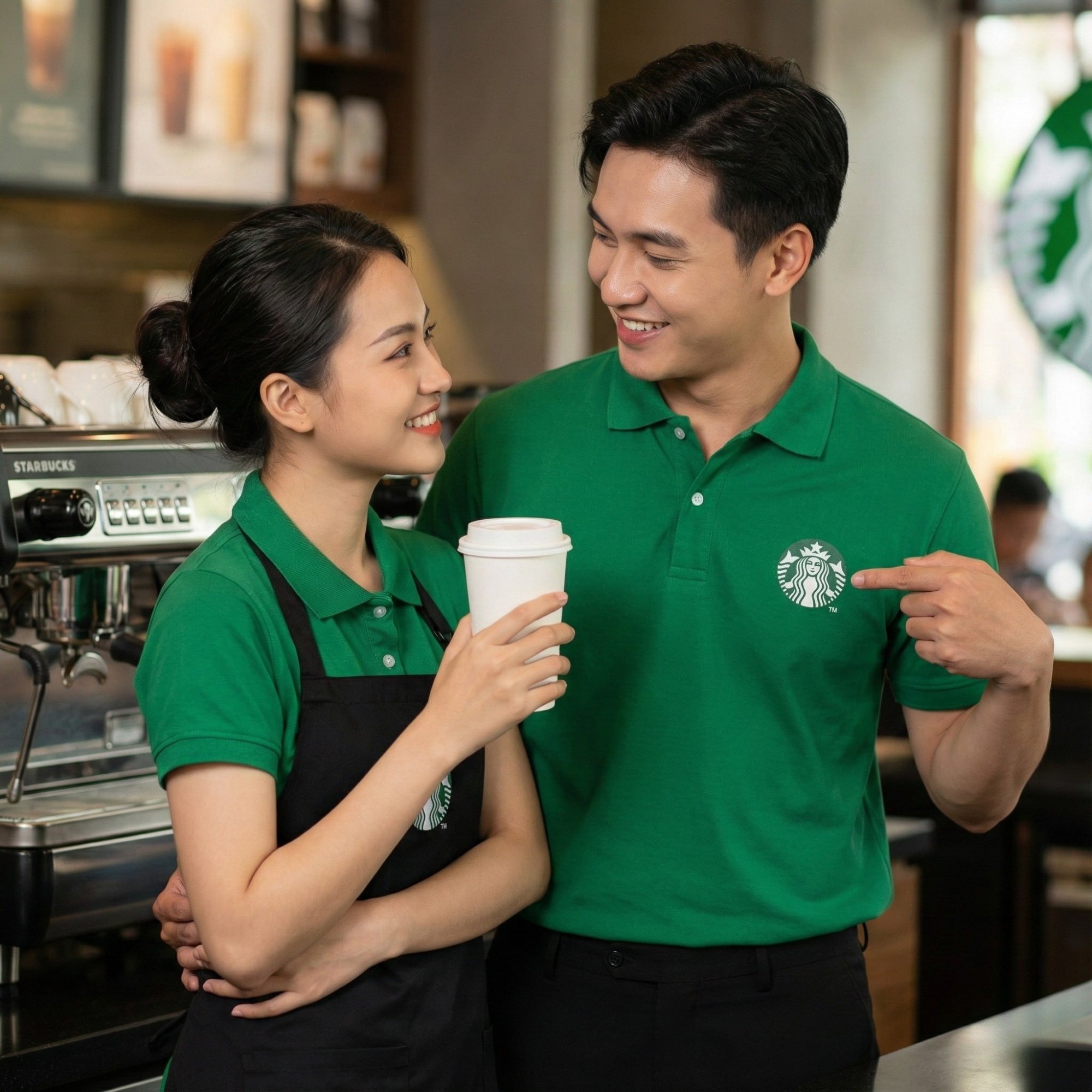 Đồng Phục Starbucks Giải Mã Ý Nghĩa Và Các Mẫu Chuẩn 3 các loại tạp dề starbucks