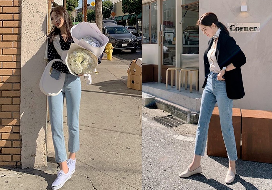 15+ Cách Phối Giày Với Quần Jean Nữ Sành Điệu 3 Phối giày cao gót với quần jean nữ