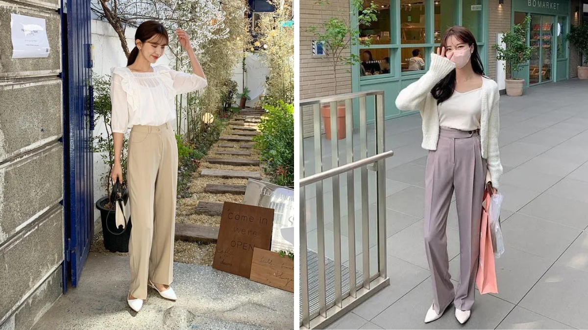 15+ Cách Phối Đồ Với Giày Búp Bê Hack Dáng, Sành Điệu 1 Cách phối đồ với giày búp bê thanh lịch