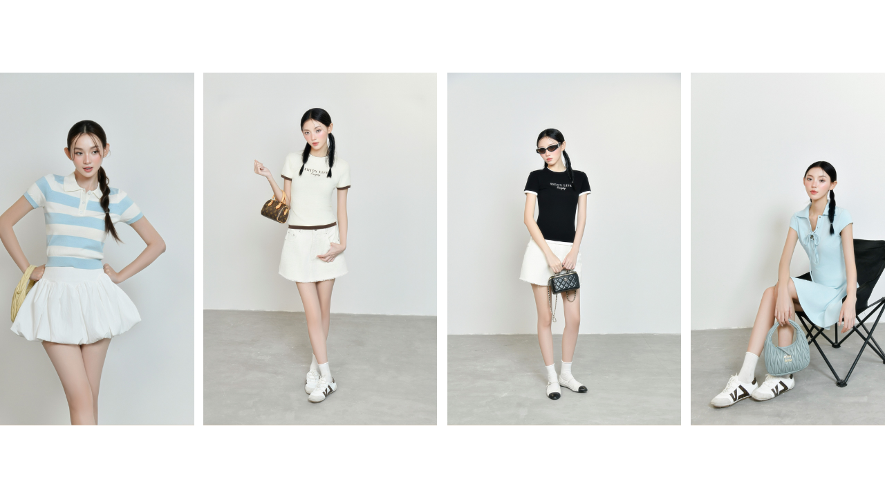 Trang phục dạo phố phong cách tối giản