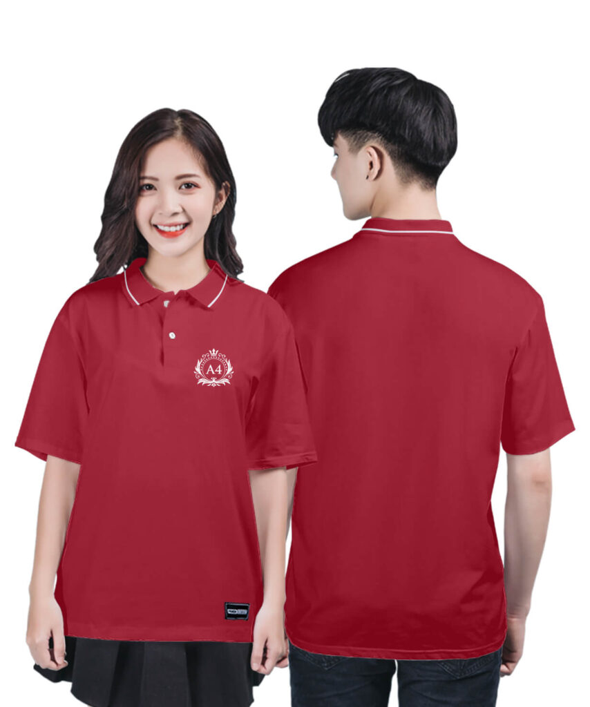 Áo Lớp Màu Đỏ Tổng Hợp 101+ Mẫu Thiết Kế Cá Tính Nhất 3 Áo lớp polo màu đỏ basic