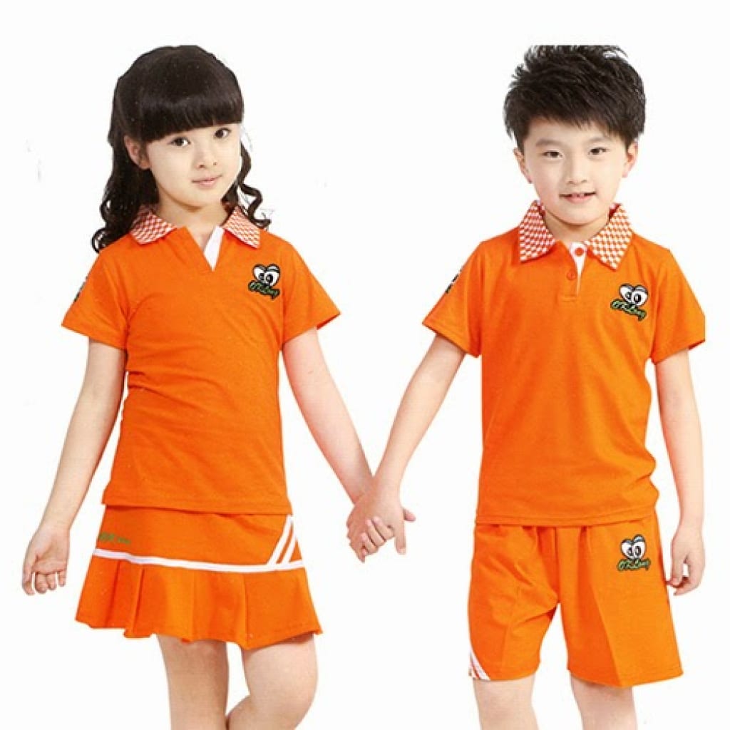 Áo lớp màu cam đẹp