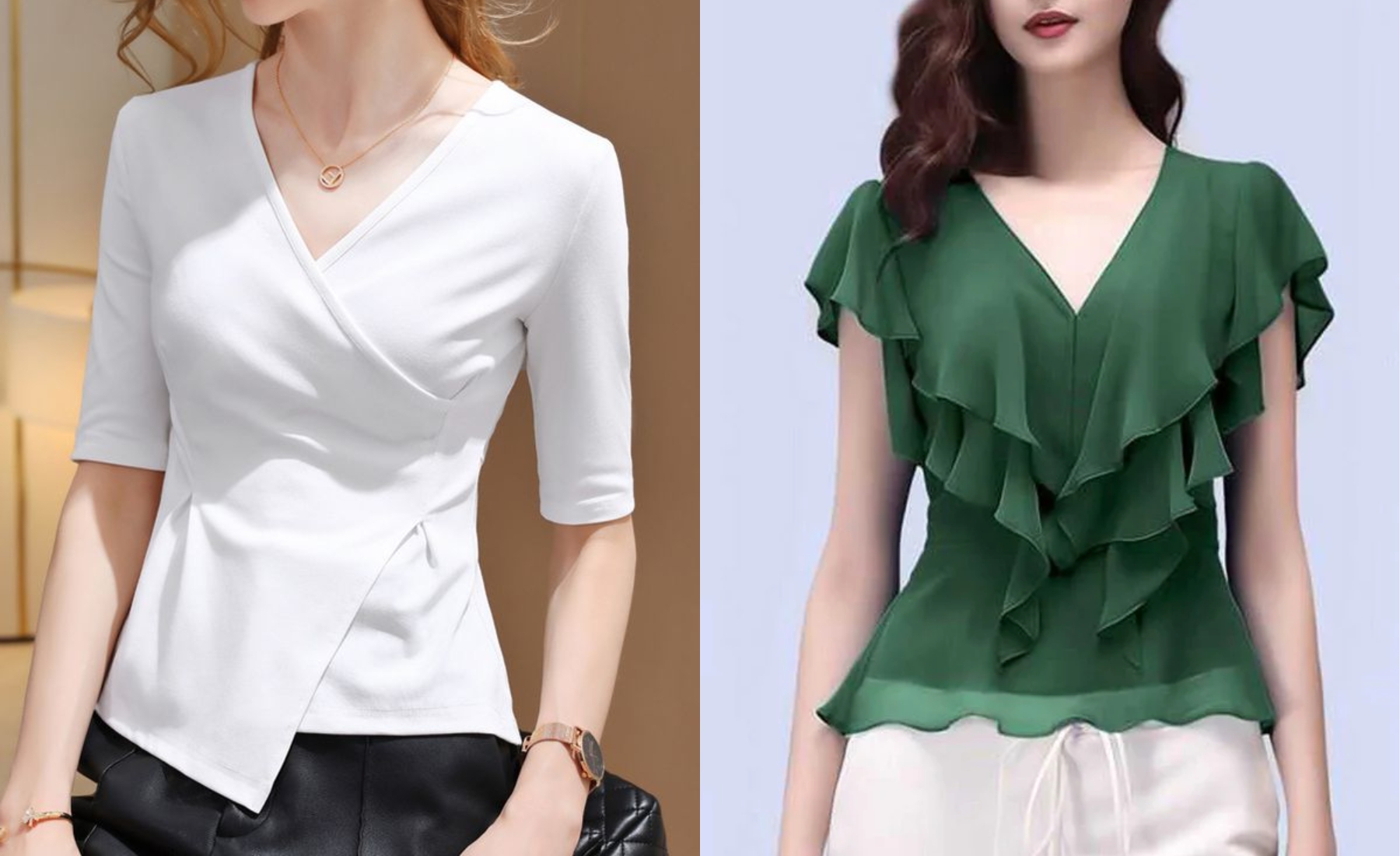 Các kiểu áo đẹp dành cho phụ nữ trung niên