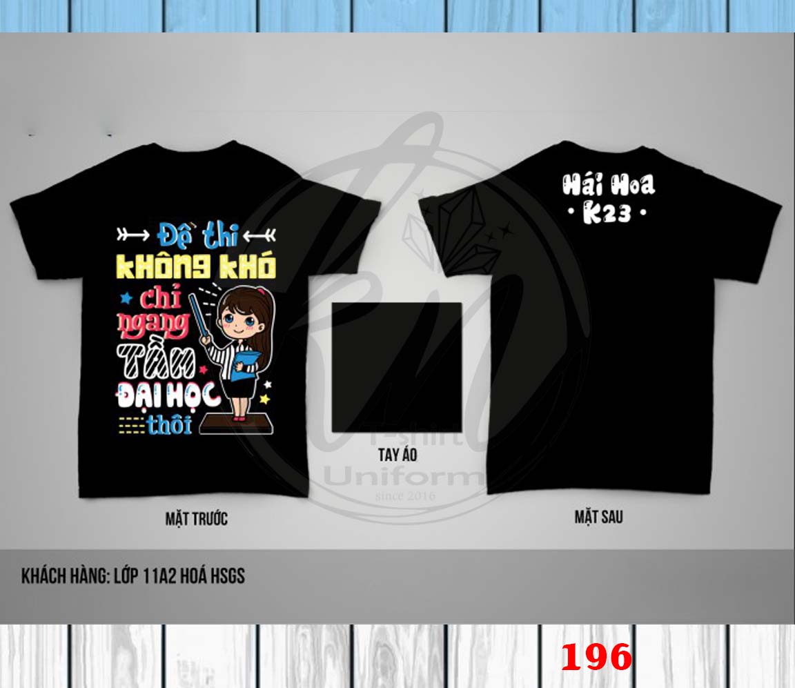 Top 99+ Mẫu Áo Lớp Màu Đen Đẹp Chất & Độc Đáo Nhất 4 Logo áo lớp màu đen