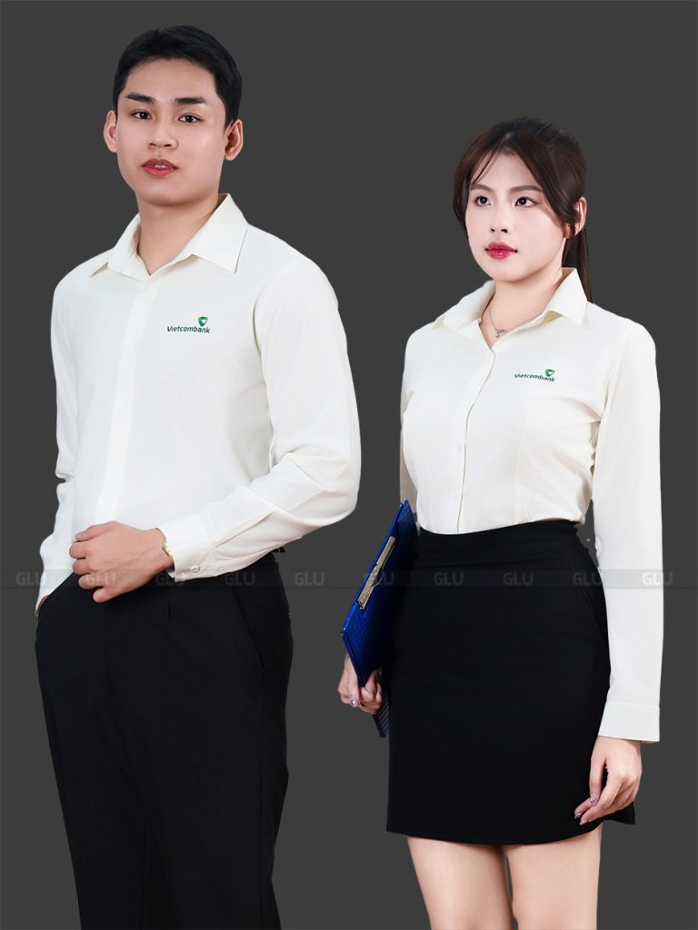 ao so mi dong phuc ngan hang vietcombank 11
