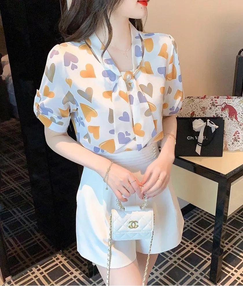 Các kiểu áo sơ mi nữ tay lỡ đẹp