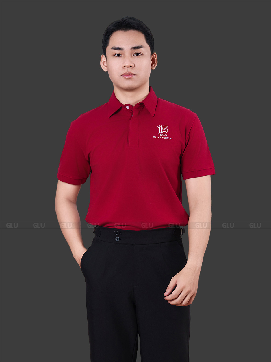 99+ Mẫu Áo Đồng Phục Màu Đỏ Đẹp, Chuyên Nghiệp Nhất 3 Áo polo đồng phục màu đỏ cao cấp