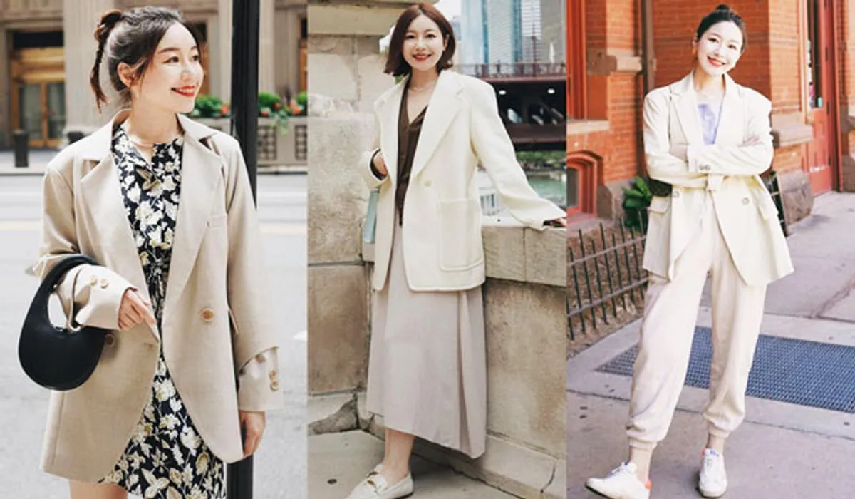 10+ Cách Mix Áo Blazer Cho Người Thấp Hack Dáng Đỉnh Cao 1 Cách phối blazer cho người thấp nơi công sở